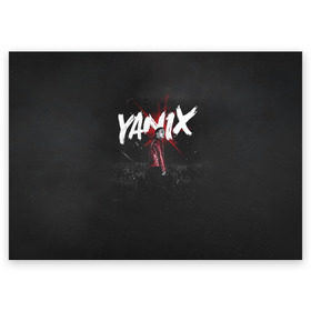 Поздравительная открытка с принтом YANIX в Петрозаводске, 100% бумага | плотность бумаги 280 г/м2, матовая, на обратной стороне линовка и место для марки
 | 