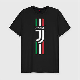 Мужская футболка премиум с принтом Juventus Italy в Петрозаводске, 92% хлопок, 8% лайкра | приталенный силуэт, круглый вырез ворота, длина до линии бедра, короткий рукав | cristiano | juve | италия | криштиану | роналдо | роналду | юве | ювентус