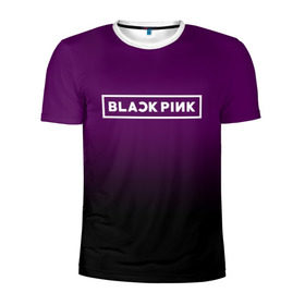 Мужская футболка 3D спортивная с принтом BlackPink в Петрозаводске, 100% полиэстер с улучшенными характеристиками | приталенный силуэт, круглая горловина, широкие плечи, сужается к линии бедра | blackpink