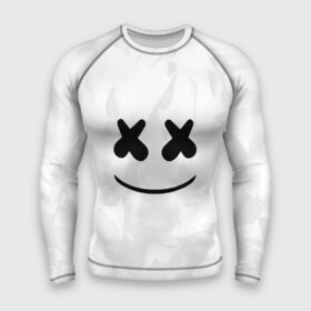 Мужской рашгард 3D с принтом MARSHMELLO в Петрозаводске,  |  | dj | marshmello | usa | америка | клубная музыка | маршмелло | музыка | музыкант