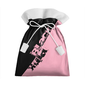 Подарочный 3D мешок с принтом BlackPink k-pop в Петрозаводске, 100% полиэстер | Размер: 29*39 см | Тематика изображения на принте: black  pink | blackpink | jennie | jisoo | k pop | lalisa | группа | к поп | корейская группа | розовый | черный