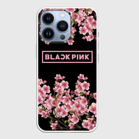 Чехол для iPhone 13 Pro с принтом BlackPink sakura в Петрозаводске,  |  | black  pink | blackpink | jennie | jisoo | k pop | lalisa | sakura | группа | к поп | корейская группа | розовый | сакура | черный
