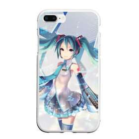 Чехол для iPhone 7Plus/8 Plus матовый с принтом Hatsune Miku в Петрозаводске, Силикон | Область печати: задняя сторона чехла, без боковых панелей | hatsune miku | аниме | вокалоид | девушки | манга | мульт | оружие | певица | сёдзё | сериал | хатсуне мику | япония