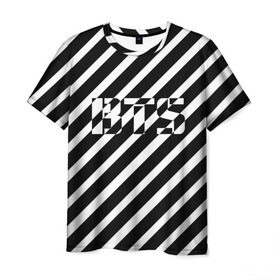 Мужская футболка 3D с принтом BTS в Петрозаводске, 100% полиэфир | прямой крой, круглый вырез горловины, длина до линии бедер | bts | bts army | j hope | jimin | jin | jungkook | k pop | rap monster | rapmon | suga | v | бтс | группа | корея