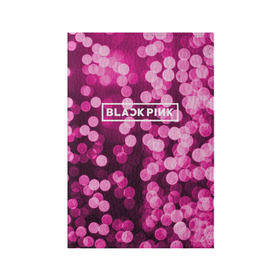 Обложка для паспорта матовая кожа с принтом BlackPink в Петрозаводске, натуральная матовая кожа | размер 19,3 х 13,7 см; прозрачные пластиковые крепления | Тематика изображения на принте: black  pink | blackpink | flowers | jennie | jisoo | k pop | lalisa | sakura | группа | к поп | корейская группа | растения | розовый | сакура | цветы | черный