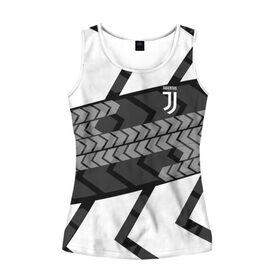 Женская майка 3D с принтом JUVE RUNNER SPORT в Петрозаводске, 100% полиэстер | круглая горловина, прямой силуэт, длина до линии бедра | fc | football | football club | juventus | sport | спорт | спортивные | униформа | фирменные цвета | фк | футбол | футбольный клуб | ювентус