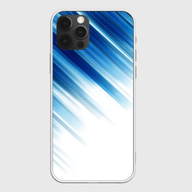 Чехол для iPhone 12 Pro Max с принтом ABSTRACT BLUE в Петрозаводске, Силикон |  | abstract | blue | geometry | абстракция | геометрия | градиент | линии | синий