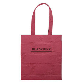 Сумка 3D повседневная с принтом BlackPink wall в Петрозаводске, 100% полиэстер | Плотность: 200 г/м2; Размер: 34×35 см; Высота лямок: 30 см | black  pink | blackpink | jennie | jisoo | k pop | lalisa | группа | к поп | корейская группа | розовый | черный