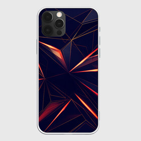 Чехол для iPhone 12 Pro Max с принтом STRIPES ORANGE 3D в Петрозаводске, Силикон |  | abstract | geometry | orange | абстракция | геометрия | градиент | линии | оранжевый