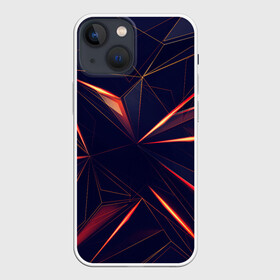 Чехол для iPhone 13 mini с принтом STRIPES ORANGE 3D в Петрозаводске,  |  | abstract | geometry | orange | абстракция | геометрия | градиент | линии | оранжевый