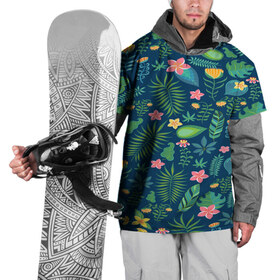 Накидка на куртку 3D с принтом Тропики в Петрозаводске, 100% полиэстер |  | jungle | деревья | джунгли | зелень | кусты | лес | мох | океан | пальмы | пляж | тропики | экзотика