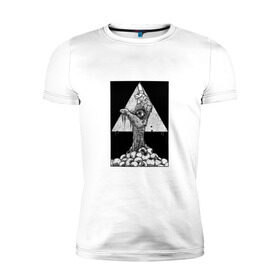 Мужская футболка премиум с принтом Всевидящее око в Петрозаводске, 92% хлопок, 8% лайкра | приталенный силуэт, круглый вырез ворота, длина до линии бедра, короткий рукав | eye | freemasonry | illuminati | secret | see | society | всевидящее | заговор | иллюминаты | ложа | масонская | масонство | общество | око | пирамида | просвещённые | тайное | теория
