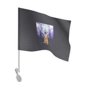 Флаг для автомобиля с принтом Lebron в Петрозаводске, 100% полиэстер | Размер: 30*21 см | 
