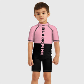 Детский купальный костюм 3D с принтом BlackPink  в Петрозаводске, Полиэстер 85%, Спандекс 15% | застежка на молнии на спине | black  pink | blackpink | jennie | jisoo | k pop | lalisa | группа | к поп | корейская группа | розовый | черный