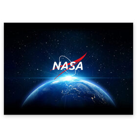 Поздравительная открытка с принтом NASA в Петрозаводске, 100% бумага | плотность бумаги 280 г/м2, матовая, на обратной стороне линовка и место для марки
 | galaxy | nasa | planet | star | астрономия | галактика | звезды | космос | надписи | наса | планета