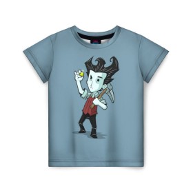 Детская футболка 3D с принтом Don`t Starve (4) в Петрозаводске, 100% гипоаллергенный полиэфир | прямой крой, круглый вырез горловины, длина до линии бедер, чуть спущенное плечо, ткань немного тянется | action adventure | dont starve | game | starve