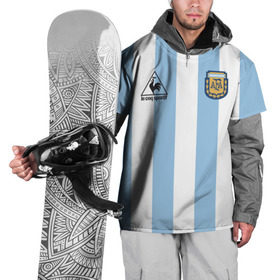Накидка на куртку 3D с принтом Марадона Аргентина ретро в Петрозаводске, 100% полиэстер |  | maradona | аргентина | марадона | ретро