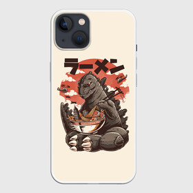 Чехол для iPhone 13 с принтом GODZILLA КУШАЕТ | ГОДЗИЛЛА в Петрозаводске,  |  | comic con | godzilla | gojira | logo | годзилла | знаки | иероглифы | лого | монстр | фильм | чудовище