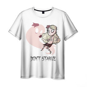 Мужская футболка 3D с принтом Don`t starve в Петрозаводске, 100% полиэфир | прямой крой, круглый вырез горловины, длина до линии бедер | 