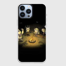 Чехол для iPhone 13 Pro Max с принтом Don’t Starve в Петрозаводске,  |  | Тематика изображения на принте: adventure | don’t | game | magic | science | starve | survival | together | willow | wilson | аристократ | венди | вместе | вольфганг | выживание | голодай | не | уиллоу | уилсон | учёный