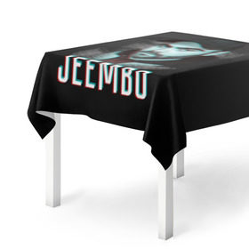 Скатерть 3D с принтом Jeembo glitch в Петрозаводске, 100% полиэстер (ткань не мнется и не растягивается) | Размер: 150*150 см | jeembo | джангирян | джимбо