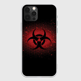 Чехол для iPhone 12 Pro Max с принтом Biohazard в Петрозаводске, Силикон |  | Тематика изображения на принте: biohazard | plague inc | биологическая опасность | знак