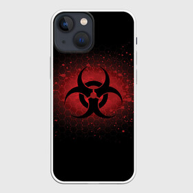 Чехол для iPhone 13 mini с принтом Biohazard в Петрозаводске,  |  | biohazard | plague inc | биологическая опасность | знак