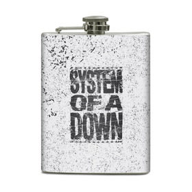 Фляга с принтом System of a Down в Петрозаводске, металлический корпус | емкость 0,22 л, размер 125 х 94 мм. Виниловая наклейка запечатывается полностью | Тематика изображения на принте: soad | soil | system of a down | группа | дав | дарон малакян | джон долмаян | метал | ню | оф | рок | серж танкян | систем | соад | сод | соэд | шаво одаджян | э доун