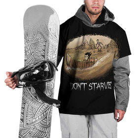 Накидка на куртку 3D с принтом Don`t starve в Петрозаводске, 100% полиэстер |  | Тематика изображения на принте: 