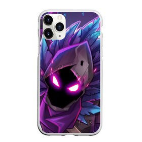 Чехол для iPhone 11 Pro матовый с принтом FORTNITE RAVEN в Петрозаводске, Силикон |  | Тематика изображения на принте: 