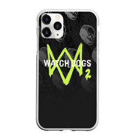 Чехол для iPhone 11 Pro матовый с принтом WATCH DOGS 2 в Петрозаводске, Силикон |  | action | ct os | fox | gamer | hacker | player | watch dogs | watch dogs 2 | знак лиса | хакер