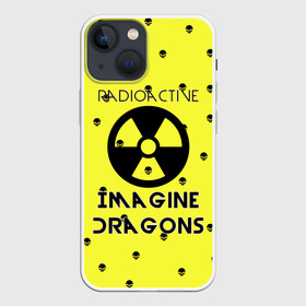 Чехол для iPhone 13 mini с принтом Imagine Dragons radioactive в Петрозаводске,  |  | dragons | evolve | imagines | imagining | radioactive | вообрази драконов | имеджин драгонс | рок | хит