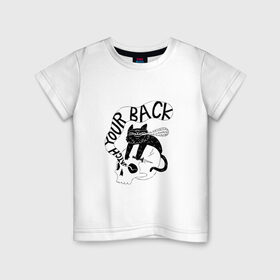 Детская футболка хлопок с принтом DARK SOULS в Петрозаводске, 100% хлопок | круглый вырез горловины, полуприлегающий силуэт, длина до линии бедер | 