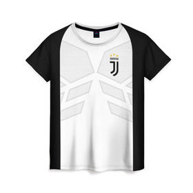 Женская футболка 3D с принтом JUVENTUS SPORT в Петрозаводске, 100% полиэфир ( синтетическое хлопкоподобное полотно) | прямой крой, круглый вырез горловины, длина до линии бедер | cr7 | fc | football | football club | juve | juventus | ronaldo | sport | роналдо | спорт | спортивные | униформа | фирменные цвета | фк | футбол | футбольный клуб | ювентус