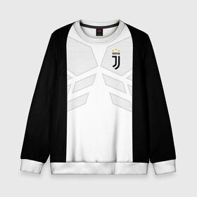 Детский свитшот 3D с принтом JUVENTUS SPORT (НА СПИНЕ) в Петрозаводске, 100% полиэстер | свободная посадка, прямой крой, мягкая тканевая резинка на рукавах и понизу свитшота | cr7 | fc | football | football club | juve | juventus | ronaldo | sport | роналдо | спорт | спортивные | униформа | фирменные цвета | фк | футбол | футбольный клуб | ювентус