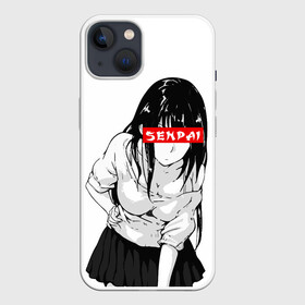 Чехол для iPhone 13 с принтом SENPAI | СЕНПАЙ в Петрозаводске,  |  | ahegao | anime | senpai | аниме | ахегао | культура | сенпай | тренд