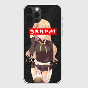 Чехол для iPhone 12 Pro Max с принтом SENPAI (В ЦВЕТЕ) в Петрозаводске, Силикон |  | ahegao | kawai | kowai | oppai | otaku | senpai | sugoi | waifu | yandere | ахегао | ковай | отаку | сенпай | яндере