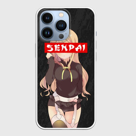 Чехол для iPhone 13 Pro с принтом SENPAI (В ЦВЕТЕ) в Петрозаводске,  |  | ahegao | kawai | kowai | oppai | otaku | senpai | sugoi | waifu | yandere | ахегао | ковай | отаку | сенпай | яндере