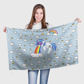 Флаг 3D с принтом Рарити в Петрозаводске, 100% полиэстер | плотность ткани — 95 г/м2, размер — 67 х 109 см. Принт наносится с одной стороны | май литл пони | май литтл пони | пони | рарити