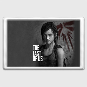 Магнит 45*70 с принтом THE LAST OF US в Петрозаводске, Пластик | Размер: 78*52 мм; Размер печати: 70*45 | Тематика изображения на принте: gamer | player | stels | the last of us | the last of us part 2 | бегун | джоэл | каннибалы | охотники | сталкер | топляк | цикады | щелкун | элли