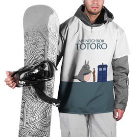 Накидка на куртку 3D с принтом Мой сосед Тоторо в Петрозаводске, 100% полиэстер |  | Тематика изображения на принте: 10 доктор | doctor who | my neighbor totoro | tardis | totoro | десятый доктор | доктор кто | тардис | тоторо