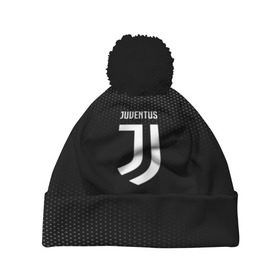 Шапка 3D c помпоном с принтом Juventus в Петрозаводске, 100% полиэстер | универсальный размер, печать по всей поверхности изделия | championship | fc | football | juventus | soccer | sport | одежда | спорт | спортивный | униформа | футбол | футбольный клуб | чемпионат | ювентус