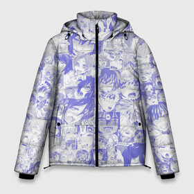 Мужская зимняя куртка 3D с принтом AHEGAO BLUE в Петрозаводске, верх — 100% полиэстер; подкладка — 100% полиэстер; утеплитель — 100% полиэстер | длина ниже бедра, свободный силуэт Оверсайз. Есть воротник-стойка, отстегивающийся капюшон и ветрозащитная планка. 

Боковые карманы с листочкой на кнопках и внутренний карман на молнии. | ahegao | anime | kawai | kowai | otaku | senpai | sugoi | waifu | weeaboo | yandere | аниме | ахегао | вайфу | виабу | каваи | ковай | культура | отаку | сенпай | сугои | тренд | яндере