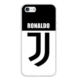 Чехол для iPhone 5/5S матовый с принтом Ronaldo Juventus в Петрозаводске, Силикон | Область печати: задняя сторона чехла, без боковых панелей | cr7 | cristiano ronaldo | football | juventus | криштиану роналду | роналдо | роналду | ювентус