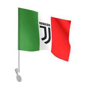 Флаг для автомобиля с принтом Ronaldo Juventus Italy в Петрозаводске, 100% полиэстер | Размер: 30*21 см | cr7 | cristiano ronaldo | football | juventus | криштиану роналду | роналдо | роналду | футбол | ювентус