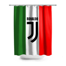 Штора 3D для ванной с принтом Ronaldo Juventus Italy в Петрозаводске, 100% полиэстер | плотность материала — 100 г/м2. Стандартный размер — 146 см х 180 см. По верхнему краю — пластиковые люверсы для креплений. В комплекте 10 пластиковых колец | cr7 | cristiano ronaldo | football | juventus | криштиану роналду | роналдо | роналду | футбол | ювентус