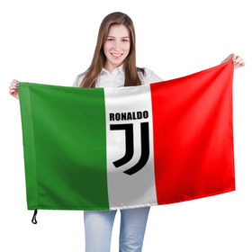 Флаг 3D с принтом Ronaldo Juventus Italy в Петрозаводске, 100% полиэстер | плотность ткани — 95 г/м2, размер — 67 х 109 см. Принт наносится с одной стороны | cr7 | cristiano ronaldo | football | juventus | криштиану роналду | роналдо | роналду | футбол | ювентус