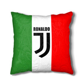 Подушка 3D с принтом Ronaldo Juventus Italy в Петрозаводске, наволочка – 100% полиэстер, наполнитель – холлофайбер (легкий наполнитель, не вызывает аллергию). | состоит из подушки и наволочки. Наволочка на молнии, легко снимается для стирки | cr7 | cristiano ronaldo | football | juventus | криштиану роналду | роналдо | роналду | футбол | ювентус