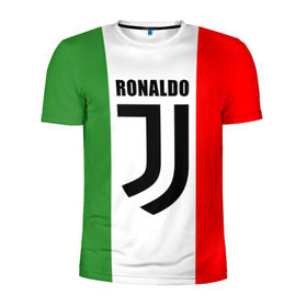 Мужская футболка 3D спортивная с принтом Ronaldo Juventus Italy в Петрозаводске, 100% полиэстер с улучшенными характеристиками | приталенный силуэт, круглая горловина, широкие плечи, сужается к линии бедра | Тематика изображения на принте: cr7 | cristiano ronaldo | football | juventus | криштиану роналду | роналдо | роналду | футбол | ювентус