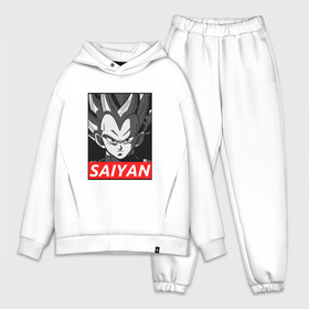 Мужской костюм хлопок OVERSIZE с принтом SUPER SAIYAN в Петрозаводске,  |  | anime | goku | kamehameha | super dragon ball | гоку | камехамеха